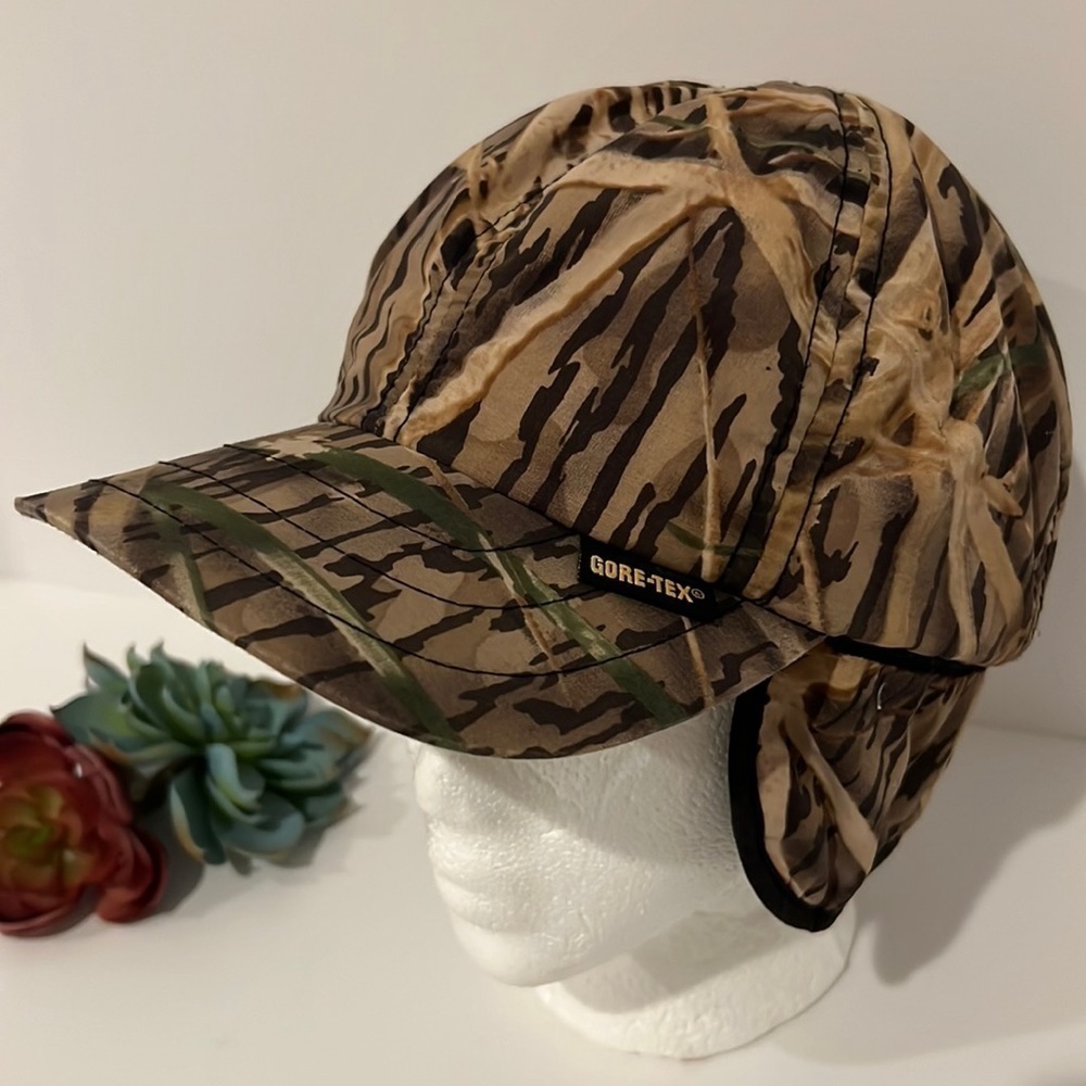 Outdoor Cap Mens Vintage Gore-TEK Camouflage Cap Size M/L